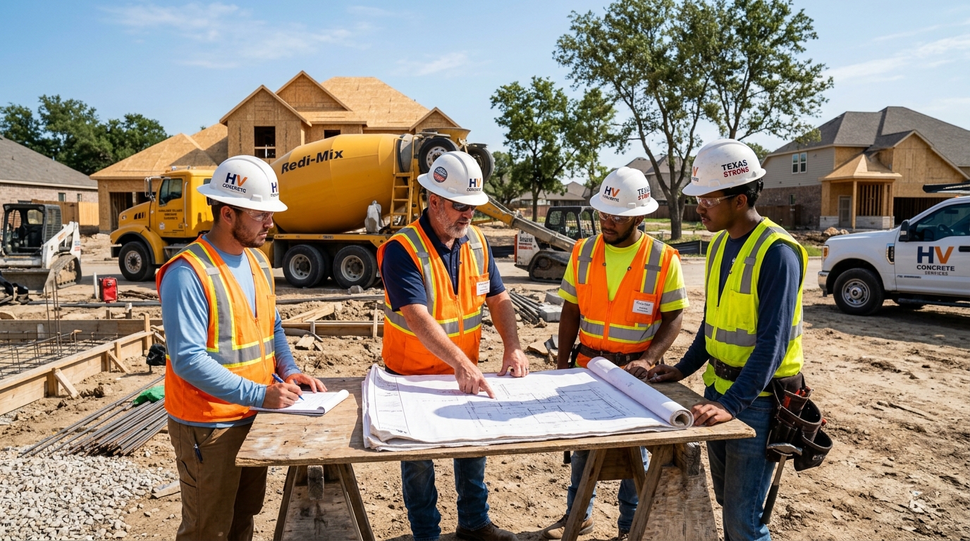 North Richland Hills Concrete Pros team