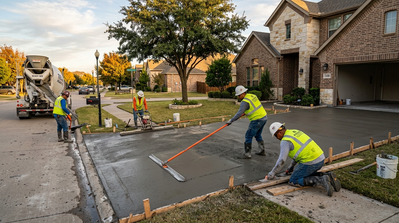Concrete Driveway in North Richland Hills: The Complete Homeowner Guide